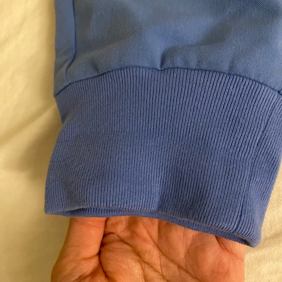 FIGS Blue Zamora High Waisted - Petite Scrub Pants - Picture 8 of 8